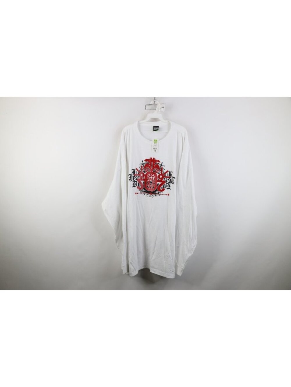 Deadstock Vtg 90s Marithe Francois Girbaud Men 4XL Geometric Long Sleeve T-Shirt